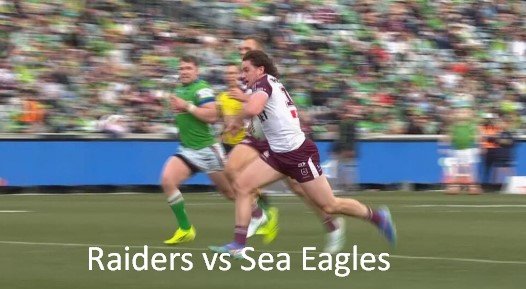 Raiders vs Sea Eagles live stream NRL Round 23